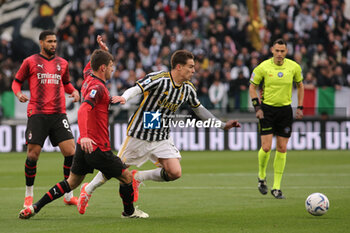 2024-04-27 - Kenan Yildiz (Juventus FC) in action - JUVENTUS FC VS AC MILAN - ITALIAN SERIE A - SOCCER