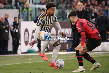 2024-04-27 - Weston McKennie (Juventus FC) in action - JUVENTUS FC VS AC MILAN - ITALIAN SERIE A - SOCCER