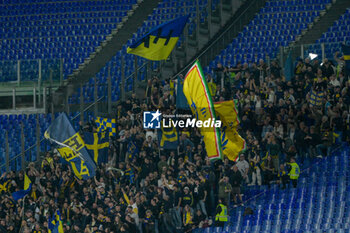 2024-04-27 - Hellas Verona supporter during the Italian Football Championship League A 2023/2024 match between SS Lazio vs Hellas Verona at the Olimpic Stadium in Rome on 27 April 2024. - SS LAZIO VS HELLAS VERONA FC - ITALIAN SERIE A - SOCCER