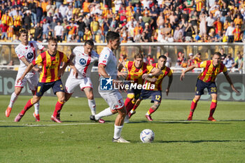 2024-04-27 - Matteo Pessina of AC Monza score the goal on penalty - US LECCE VS AC MONZA - ITALIAN SERIE A - SOCCER