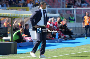 2024-04-27 - coach Raffaele Palladino of AC Monza - US LECCE VS AC MONZA - ITALIAN SERIE A - SOCCER