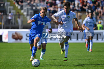 2024-05-05 - Empoli FC's midfielder Jacopo Fazzini against Frosinone Calcio's midfielder Enzo Barrenechea - EMPOLI FC VS FROSINONE CALCIO - ITALIAN SERIE A - SOCCER