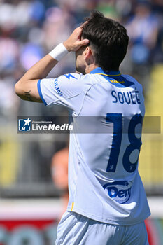 05/05/2024 - Frosinone Calcio's forward Matias Soule shows his dejection - EMPOLI FC VS FROSINONE CALCIO - SERIE A - CALCIO