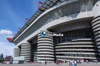 2024-05-05 - A general view outside the stadium during Serie A 2023/24 football match between AC Milan and Genoa CFC at San Siro Stadium, Milan, Italy on May 05, 2024 - AC MILAN VS GENOA CFC - ITALIAN SERIE A - SOCCER