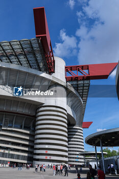 05/05/2024 - A general view outside the stadium during Serie A 2023/24 football match between AC Milan and Genoa CFC at San Siro Stadium, Milan, Italy on May 05, 2024 - AC MILAN VS GENOA CFC - SERIE A - CALCIO