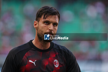 2024-05-05 - Marco Sportiello of AC Milan looks on during Serie A 2023/24 football match between AC Milan and Genoa CFC at San Siro Stadium, Milan, Italy on May 05, 2024 - AC MILAN VS GENOA CFC - ITALIAN SERIE A - SOCCER