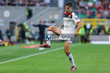 2024-05-05 - Alessandro Vogliacco of Genoa CFC seen in action during Serie A 2023/24 football match between AC Milan and Genoa CFC at San Siro Stadium, Milan, Italy on May 05, 2024 - AC MILAN VS GENOA CFC - ITALIAN SERIE A - SOCCER