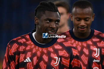 2024-05-05 - Moise Kean of Juventus F.C. during the 35th day of the Serie A Championship between A.S. Roma vs Juventus F.C. at the Olympic Stadium Olympic on May 5, 2024 in Rome, Italy. - AS ROMA VS JUVENTUS FC - ITALIAN SERIE A - SOCCER