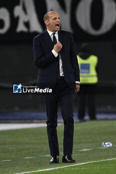 2024-05-05 - Massimiliano Allegri during the 35th day of the Serie A Championship between A.S. Roma vs Juventus F.C. at the Olympic Stadium Olympic on May 5, 2024 in Rome, Italy. - AS ROMA VS JUVENTUS FC - ITALIAN SERIE A - SOCCER