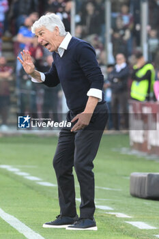 2024-05-06 - Gian Piero Gasperini coach of Atalanta BC gestures during the Serie A Match between US Salernitana 1919 vs Atalanta BC at Arechi Stadium - US SALERNITANA VS ATALANTA BC - ITALIAN SERIE A - SOCCER