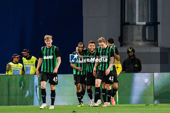 2024-05-04 - Sassuolo celebrates after scoring the gol of 1-0 - US SASSUOLO VS INTER - FC INTERNAZIONALE - ITALIAN SERIE A - SOCCER