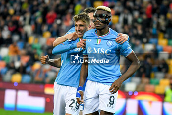 06/05/2024 - Napoli's Victor Osimhen celebrates after scoring a goal - UDINESE CALCIO VS SSC NAPOLI - SERIE A - CALCIO