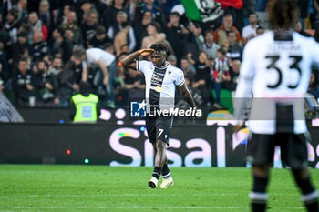 2024-05-06 - Udinese's Isaac Success celebrates after scoring a goal - UDINESE CALCIO VS SSC NAPOLI - ITALIAN SERIE A - SOCCER