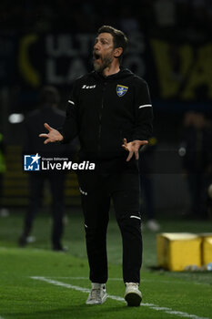 2024-05-10 - Eusebio Di Francesco of Frosinone Calcio during the 36th day of the Serie A Championship between Frosinone Calcio vs F.C. Inter, 10 May 2024 at the Benito Stirpe Stadium, Frosinone, Italy. - FROSINONE CALCIO VS INTER - FC INTERNAZIONALE - ITALIAN SERIE A - SOCCER