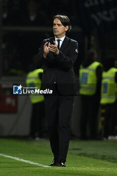 2024-05-10 - Simone Inzaghi of F.C. Inter during the 36th day of the Serie A Championship between Frosinone Calcio vs F.C. Inter, 10 May 2024 at the Benito Stirpe Stadium, Frosinone, Italy. - FROSINONE CALCIO VS INTER - FC INTERNAZIONALE - ITALIAN SERIE A - SOCCER