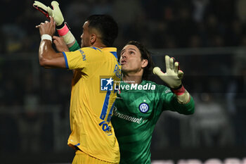 2024-05-10 - Reinier of Frosinone Calcio and Yann Sommer of F.C. Inter during the 36th day of the Serie A Championship between Frosinone Calcio vs F.C. Inter, 10 May 2024 at the Benito Stirpe Stadium, Frosinone, Italy. - FROSINONE CALCIO VS INTER - FC INTERNAZIONALE - ITALIAN SERIE A - SOCCER