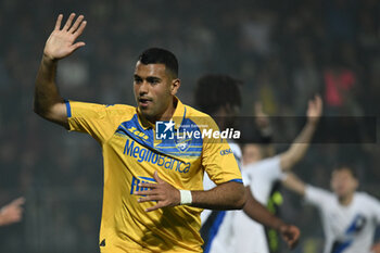 2024-05-10 - Walid Cheddira of Frosinone Calcio during the 36th day of the Serie A Championship between Frosinone Calcio vs F.C. Inter, 10 May 2024 at the Benito Stirpe Stadium, Frosinone, Italy. - FROSINONE CALCIO VS INTER - FC INTERNAZIONALE - ITALIAN SERIE A - SOCCER