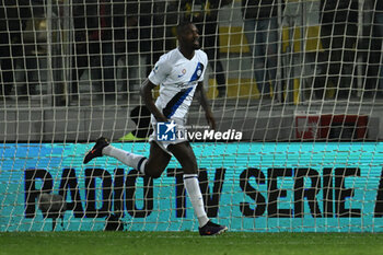 2024-05-10 - Marcus Thuram of F.C. Inter celebrates after scoring the gol of 0-5 during the 36th day of the Serie A Championship between Frosinone Calcio vs F.C. Inter, 10 May 2024 at the Benito Stirpe Stadium, Frosinone, Italy. - FROSINONE CALCIO VS INTER - FC INTERNAZIONALE - ITALIAN SERIE A - SOCCER