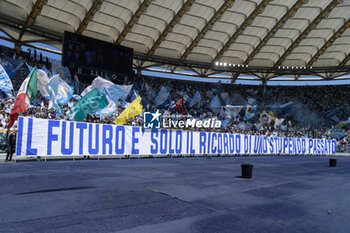 2024-05-12 - SS Lazio supporter during the Italian Football Championship League A 2023/2024 match between SS Lazio vs Empoli FC at the Olimpic Stadium in Rome on 12  May 2024. - SS LAZIO VS EMPOLI FC - ITALIAN SERIE A - SOCCER