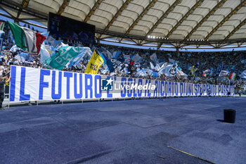 2024-05-12 - SS Lazio supporter during the Italian Football Championship League A 2023/2024 match between SS Lazio vs Empoli FC at the Olimpic Stadium in Rome on 12  May 2024. - SS LAZIO VS EMPOLI FC - ITALIAN SERIE A - SOCCER