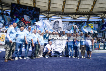 2024-05-12 - SS Lazio supporter during the Italian Football Championship League A 2023/2024 match between SS Lazio vs Empoli FC at the Olimpic Stadium in Rome on 12  May 2024. - SS LAZIO VS EMPOLI FC - ITALIAN SERIE A - SOCCER