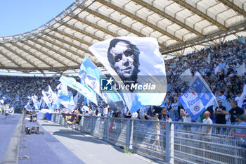 2024-05-12 - SS Lazio supporter during the Italian Football Championship League A 2023/2024 match between SS Lazio vs Empoli FC at the Olimpic Stadium in Rome on 12  May 2024. - SS LAZIO VS EMPOLI FC - ITALIAN SERIE A - SOCCER