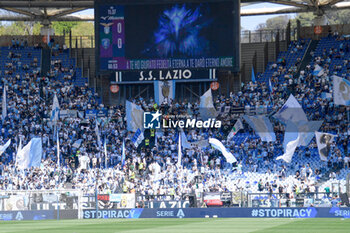 2024-05-12 - SS Lazio supporter during the Italian Football Championship League A 2023/2024 match between SS Lazio vs Empoli FC at the Olimpic Stadium in Rome on 12  May 2024. - SS LAZIO VS EMPOLI FC - ITALIAN SERIE A - SOCCER