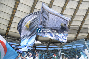 2024-05-12 - SS Lazio supporter during the Italian Football Championship League A 2023/2024 match between SS Lazio vs Empoli FC at the Olimpic Stadium in Rome on 12  May 2024. - SS LAZIO VS EMPOLI FC - ITALIAN SERIE A - SOCCER