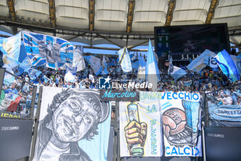 2024-05-12 - SS Lazio supporter during the Italian Football Championship League A 2023/2024 match between SS Lazio vs Empoli FC at the Olimpic Stadium in Rome on 12  May 2024. - SS LAZIO VS EMPOLI FC - ITALIAN SERIE A - SOCCER