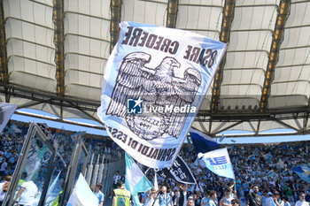 2024-05-12 - SS Lazio supporter during the Italian Football Championship League A 2023/2024 match between SS Lazio vs Empoli FC at the Olimpic Stadium in Rome on 12  May 2024. - SS LAZIO VS EMPOLI FC - ITALIAN SERIE A - SOCCER