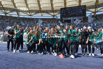 2024-05-12 - SS Lazio women during the Italian Football Championship League A 2023/2024 match between SS Lazio vs Empoli FC at the Olimpic Stadium in Rome on 12  May 2024. - SS LAZIO VS EMPOLI FC - ITALIAN SERIE A - SOCCER