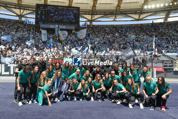 2024-05-12 - SS Lazio women during the Italian Football Championship League A 2023/2024 match between SS Lazio vs Empoli FC at the Olimpic Stadium in Rome on 12  May 2024. - SS LAZIO VS EMPOLI FC - ITALIAN SERIE A - SOCCER