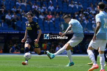 2024-05-12 - Lazio's Matias Vecino goal 2-0 during the Italian Football Championship League A 2023/2024 match between SS Lazio vs Empoli FC at the Olimpic Stadium in Rome on 12  May 2024. - SS LAZIO VS EMPOLI FC - ITALIAN SERIE A - SOCCER