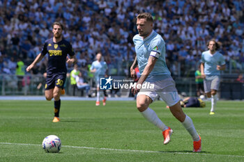 2024-05-12 - Lazio’s Ciro Immobile during the Italian Football Championship League A 2023/2024 match between SS Lazio vs Empoli FC at the Olimpic Stadium in Rome on 12  May 2024. - SS LAZIO VS EMPOLI FC - ITALIAN SERIE A - SOCCER