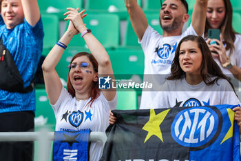 2024-05-19 - FC Internazionale supporters seen during Serie A 2023/24 football match between FC Internazionale and SS Lazio at Giuseppe Meazza Stadium, Milan, Italy on May 19, 2024 - INTER - FC INTERNAZIONALE VS SS LAZIO - ITALIAN SERIE A - SOCCER