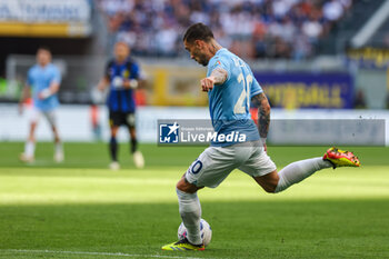 2024-05-19 - Mattia Zaccagni of SS Lazio seen in action during Serie A 2023/24 football match between FC Internazionale and SS Lazio at Giuseppe Meazza Stadium, Milan, Italy on May 19, 2024 - INTER - FC INTERNAZIONALE VS SS LAZIO - ITALIAN SERIE A - SOCCER