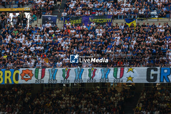 2024-05-19 - FC Internazionale supporters seen during Serie A 2023/24 football match between FC Internazionale and SS Lazio at Giuseppe Meazza Stadium, Milan, Italy on May 19, 2024 - INTER - FC INTERNAZIONALE VS SS LAZIO - ITALIAN SERIE A - SOCCER