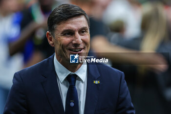 2024-05-19 - Javier Zanetti Vice President of FC Internazionale celebrates during Serie A 2023/24 football match between FC Internazionale and SS Lazio at Giuseppe Meazza Stadium, Milan, Italy on May 19, 2024 - INTER - FC INTERNAZIONALE VS SS LAZIO - ITALIAN SERIE A - SOCCER