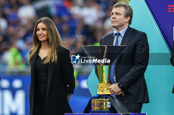 2024-05-19 - Lorenzo Casini President of Lega Serie A seen during Serie A 2023/24 football match between FC Internazionale and SS Lazio at Giuseppe Meazza Stadium, Milan, Italy on May 19, 2024 - INTER - FC INTERNAZIONALE VS SS LAZIO - ITALIAN SERIE A - SOCCER