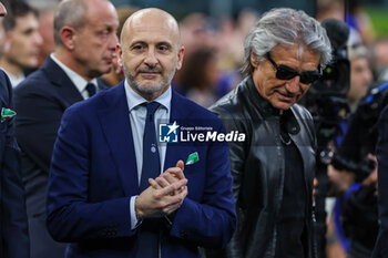 2024-05-19 - Piero Ausilio DS of FC Internazionale celebrates the serie A Scudetto at the end of Serie A 2023/24 football match between FC Internazionale and SS Lazio at Giuseppe Meazza Stadium, Milan, Italy on May 19, 2024 - INTER - FC INTERNAZIONALE VS SS LAZIO - ITALIAN SERIE A - SOCCER