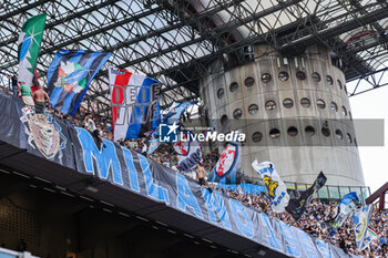 2024-05-19 - FC Internazionale supporters seen during Serie A 2023/24 football match between FC Internazionale and SS Lazio at Giuseppe Meazza Stadium, Milan, Italy on May 19, 2024 - INTER - FC INTERNAZIONALE VS SS LAZIO - ITALIAN SERIE A - SOCCER