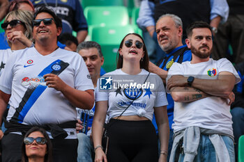 2024-05-19 - FC Internazionale supporters seen during Serie A 2023/24 football match between FC Internazionale and SS Lazio at Giuseppe Meazza Stadium, Milan, Italy on May 19, 2024 - INTER - FC INTERNAZIONALE VS SS LAZIO - ITALIAN SERIE A - SOCCER