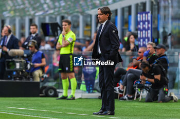 2024-05-19 - Simone Inzaghi Head Coach of FC Internazionale seen during Serie A 2023/24 football match between FC Internazionale and SS Lazio at Giuseppe Meazza Stadium, Milan, Italy on May 19, 2024 - INTER - FC INTERNAZIONALE VS SS LAZIO - ITALIAN SERIE A - SOCCER