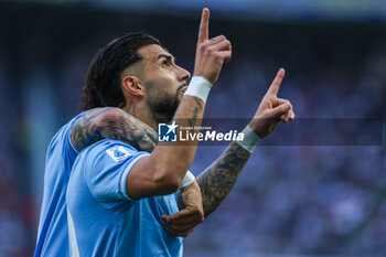 2024-05-19 - Valentin Castellanos of SS Lazio celebrates during Serie A 2023/24 football match between FC Internazionale and SS Lazio at Giuseppe Meazza Stadium, Milan, Italy on May 19, 2024 - INTER - FC INTERNAZIONALE VS SS LAZIO - ITALIAN SERIE A - SOCCER