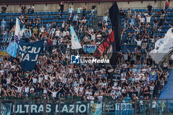 2024-05-19 - SS Lazio supporters seen during Serie A 2023/24 football match between FC Internazionale and SS Lazio at Giuseppe Meazza Stadium, Milan, Italy on May 19, 2024 - INTER - FC INTERNAZIONALE VS SS LAZIO - ITALIAN SERIE A - SOCCER