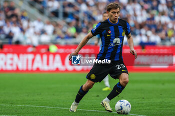 2024-05-19 - Nicolo Barella of FC Internazionale seen in action during Serie A 2023/24 football match between FC Internazionale and SS Lazio at Giuseppe Meazza Stadium, Milan, Italy on May 19, 2024 - INTER - FC INTERNAZIONALE VS SS LAZIO - ITALIAN SERIE A - SOCCER