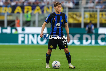 2024-05-19 - Nicolo Barella of FC Internazionale seen in action during Serie A 2023/24 football match between FC Internazionale and SS Lazio at Giuseppe Meazza Stadium, Milan, Italy on May 19, 2024 - INTER - FC INTERNAZIONALE VS SS LAZIO - ITALIAN SERIE A - SOCCER