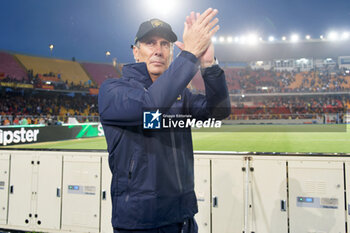 2024-05-18 - coach Luca Gotti of US Lecce applauds fans - US LECCE VS ATALANTA BC - ITALIAN SERIE A - SOCCER