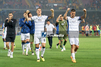 2024-05-18 - Mario Pasalic of Atalanta and Rafael Toloi of Atalanta celebrates the victory - US LECCE VS ATALANTA BC - ITALIAN SERIE A - SOCCER