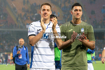 2024-05-18 - Mario Pasalic of Atalanta and Juan Musso of Atalanta applauds fans - US LECCE VS ATALANTA BC - ITALIAN SERIE A - SOCCER